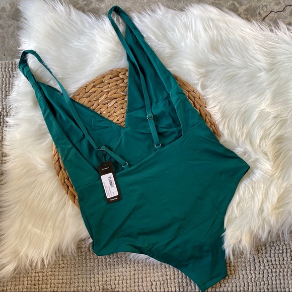 Tavik // Revolve Drew One Piece Swimsuit Storm Grn - Picture 5 of 8